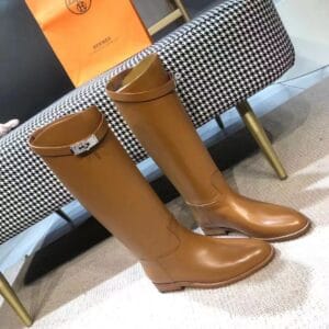 Hermès VIP Brown Flat